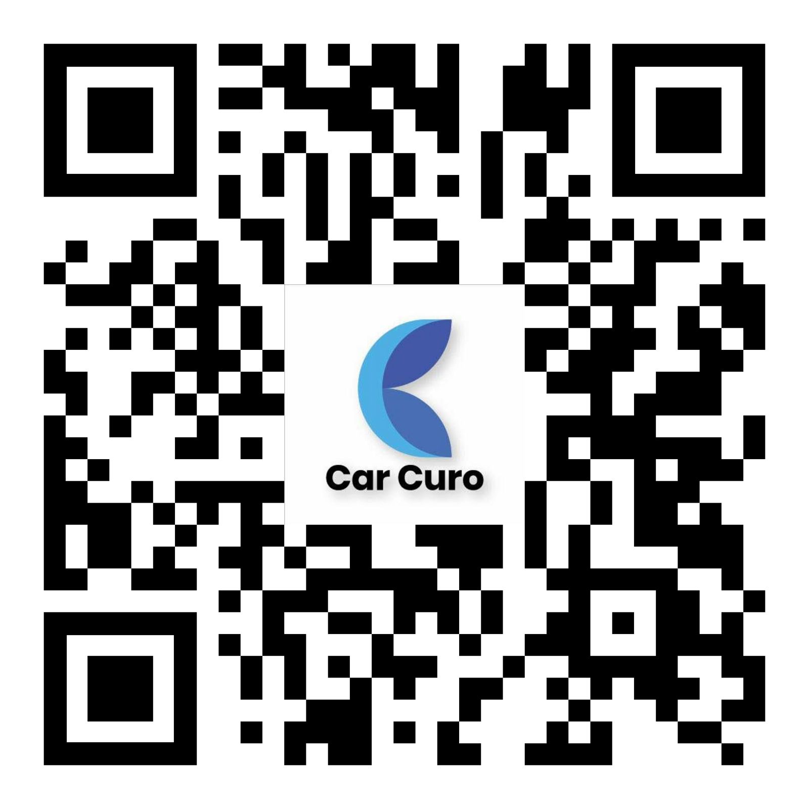 QR code to download the CarCuro app